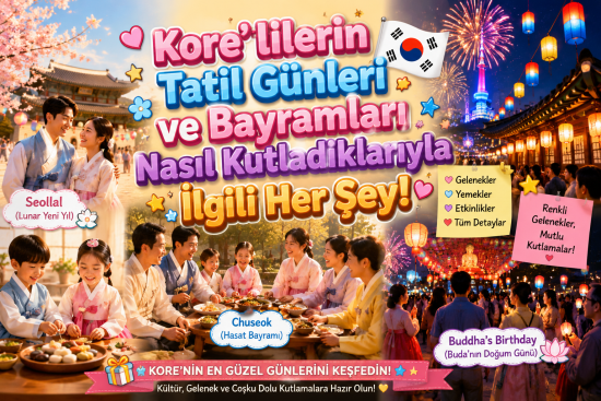 Kore’ lilerin  Tatil Günleri ve Bayramları Nasıl Kutladıklarıyla İlgili Her şey !