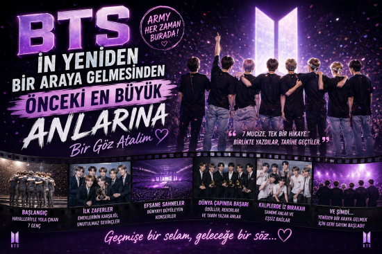 BTS’in Yeniden Bir Araya Gelmesinden Önceki En Büyük Anlarına Bir Göz Atalım
