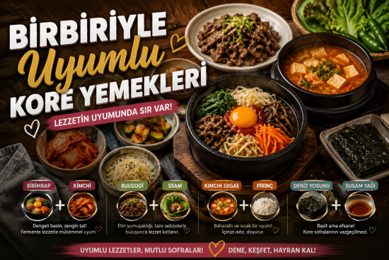 Birbiriyle Uyumlu Kore Yemekleri