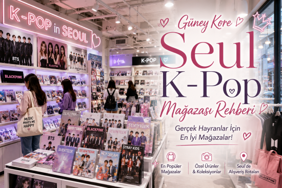 Güney Kore Seul K-Pop Mağazası Rehberi