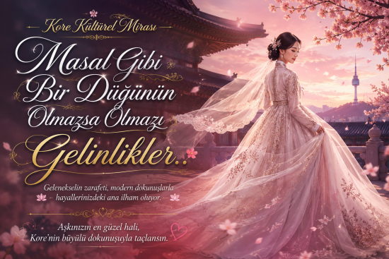 Kore Kültürel Mirası. Masal Gibi Bir Düğünün Olmazsa Olmazı Gelinlikler..