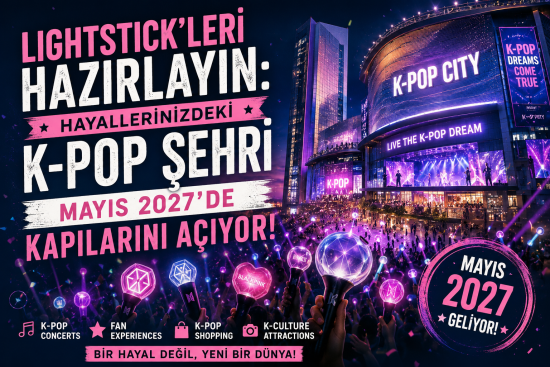 Lightstick’leri Hazırlayın: Hayallerinizdeki K-Pop Şehri Mayıs 2027’de Kapılarını Açıyor!